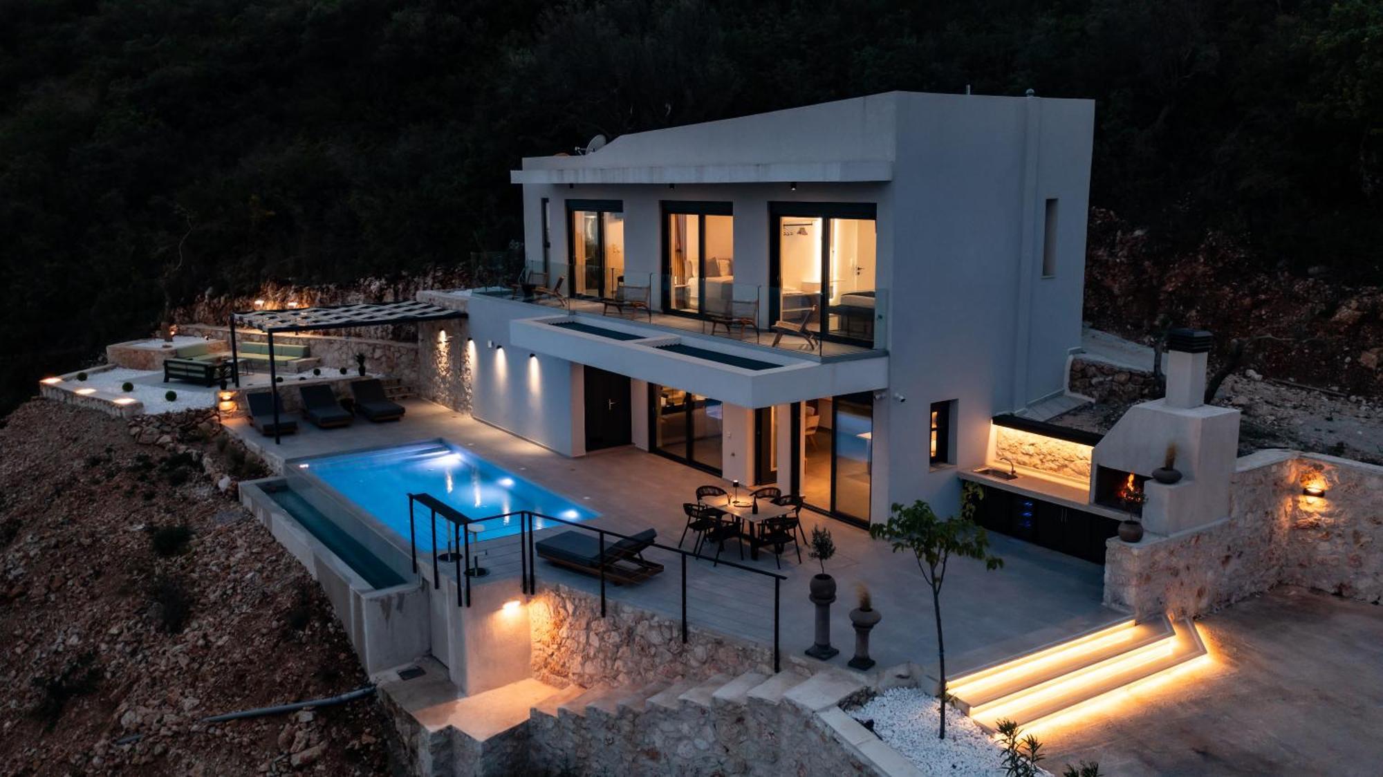 Pantea Luxury Villa Vasiliki  Exterior photo